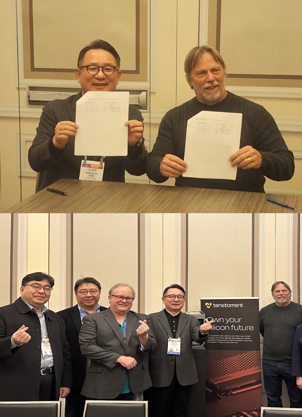 코아시아세미, CES 2026서 텐스토렌트와 AI 칩렛 양산 계약 체결